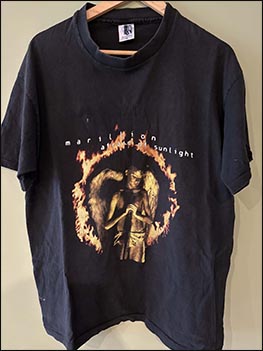 T-Shirt: Afraid Of Sunlight - North America 95 (front) - 1995